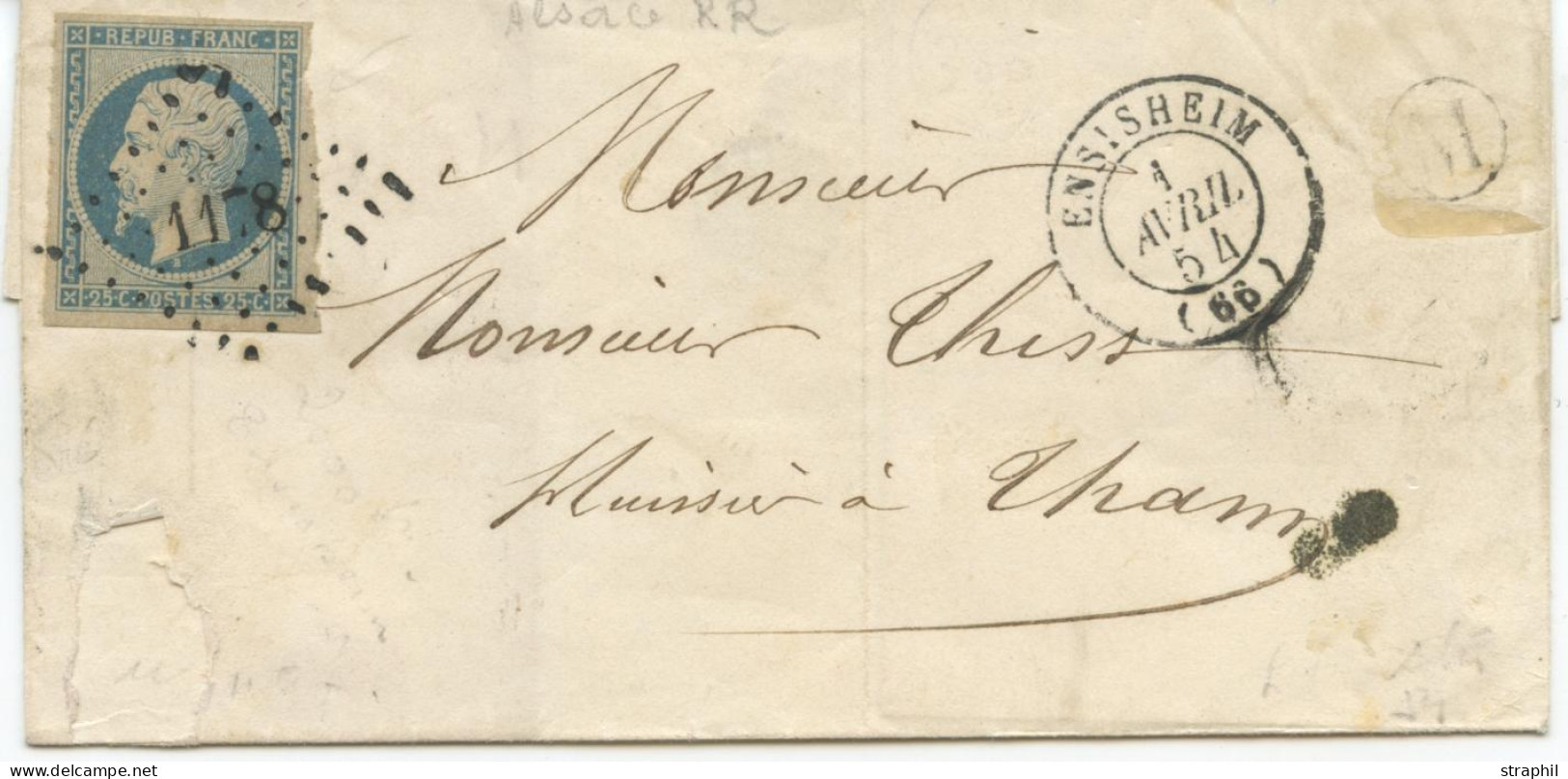 LAC PERIODE 1849 -70 Haut-Rhin - Other & Unclassified