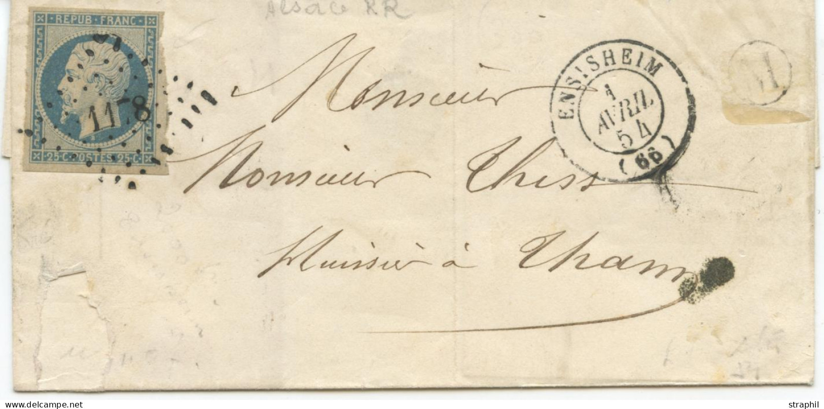 LAC PERIODE 1849 -70 Haut-Rhin - Autres & Non Classés