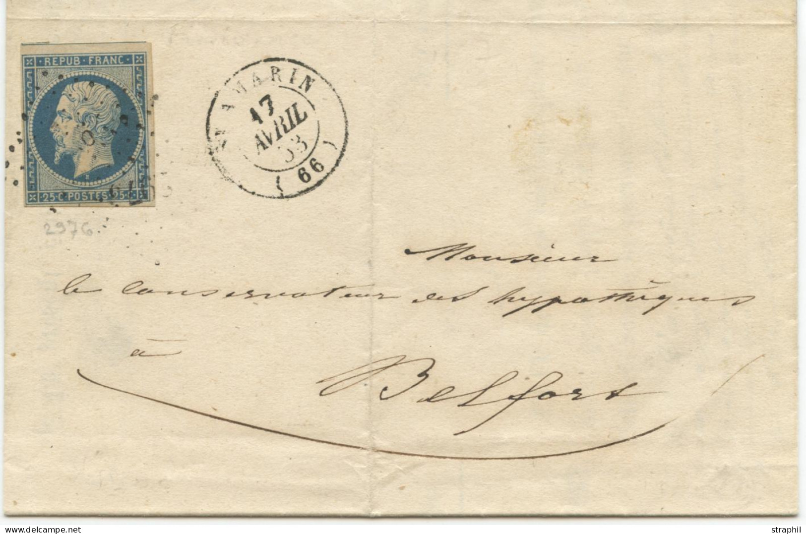 LAC PERIODE 1849 -70 Haut-Rhin - Other & Unclassified