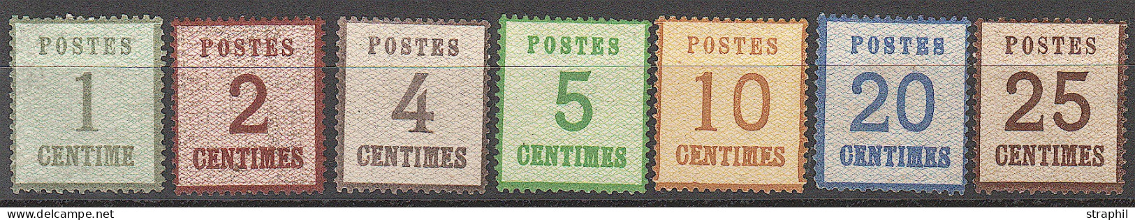 * TIMBRES 1870 - 71 - Other & Unclassified