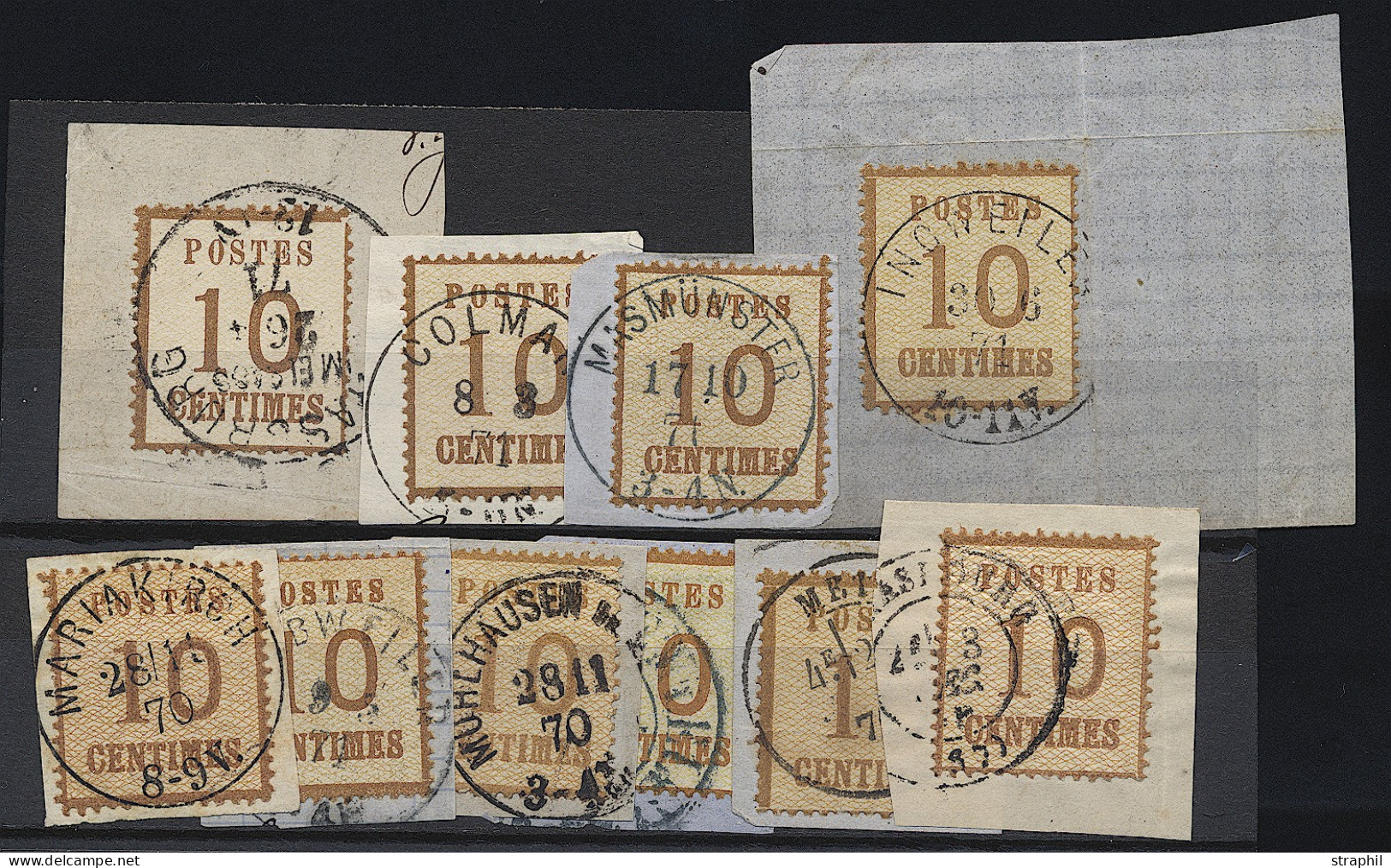 F TIMBRES 1870 - 71 - Other & Unclassified