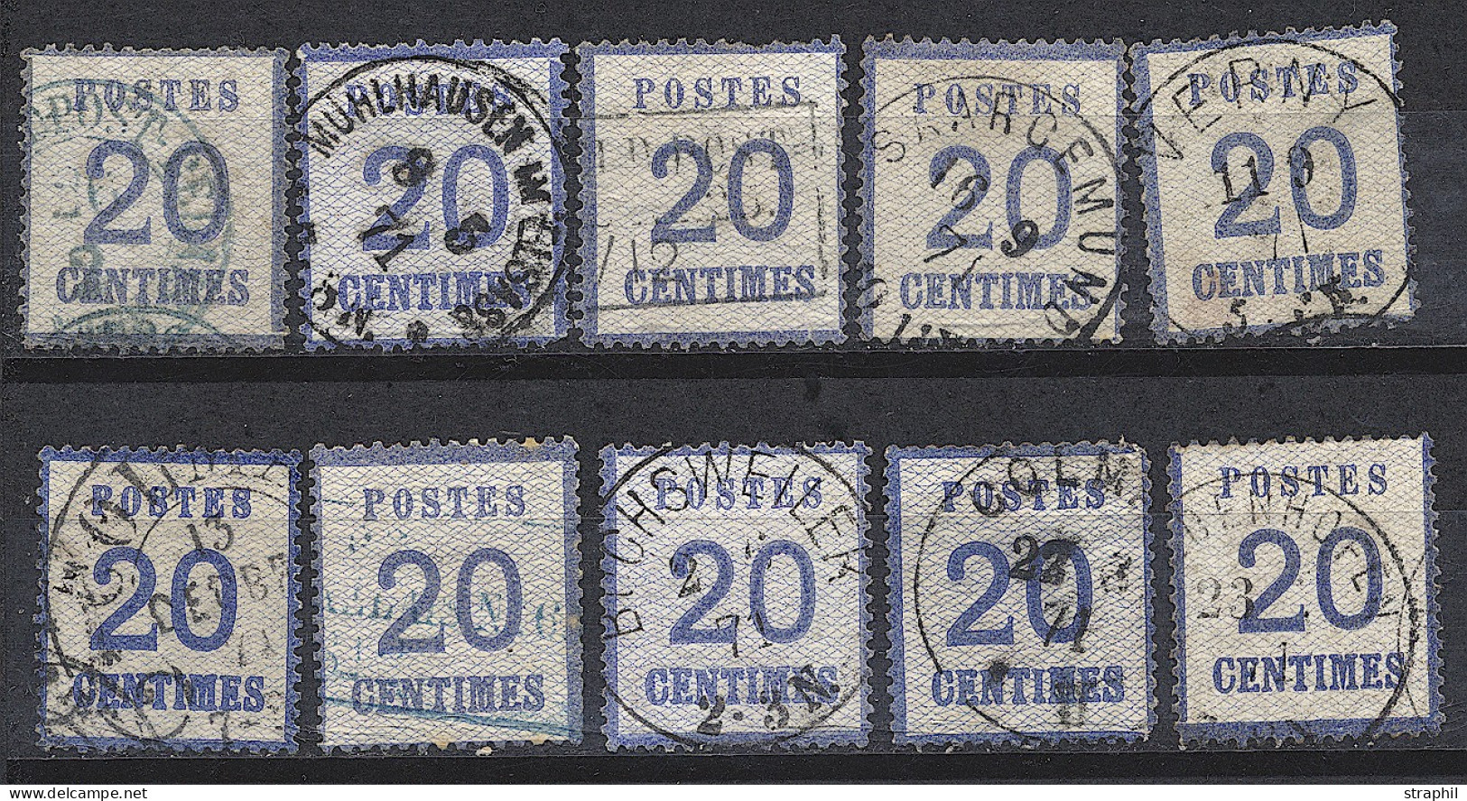 O TIMBRES 1870 - 71 - Andere & Zonder Classificatie