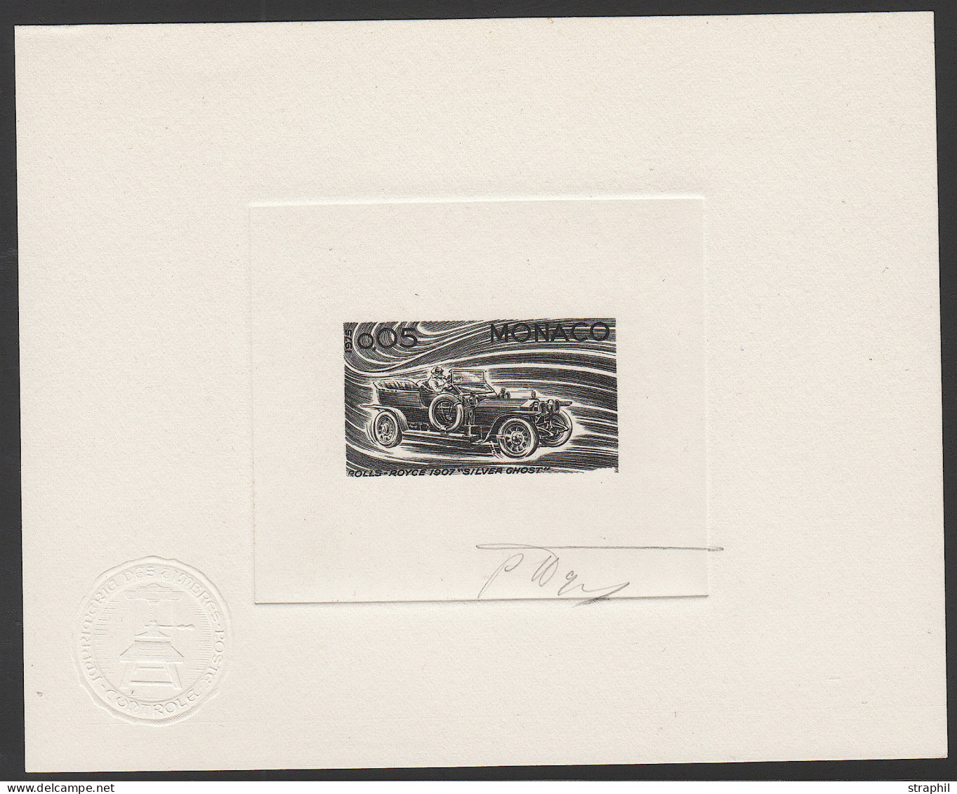 (*) MONACO - EPREUVE D'ARTISTE - FDC