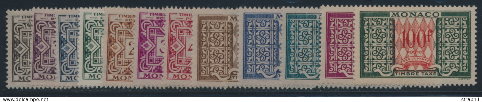 ** MONACO - TAXE - Postage Due