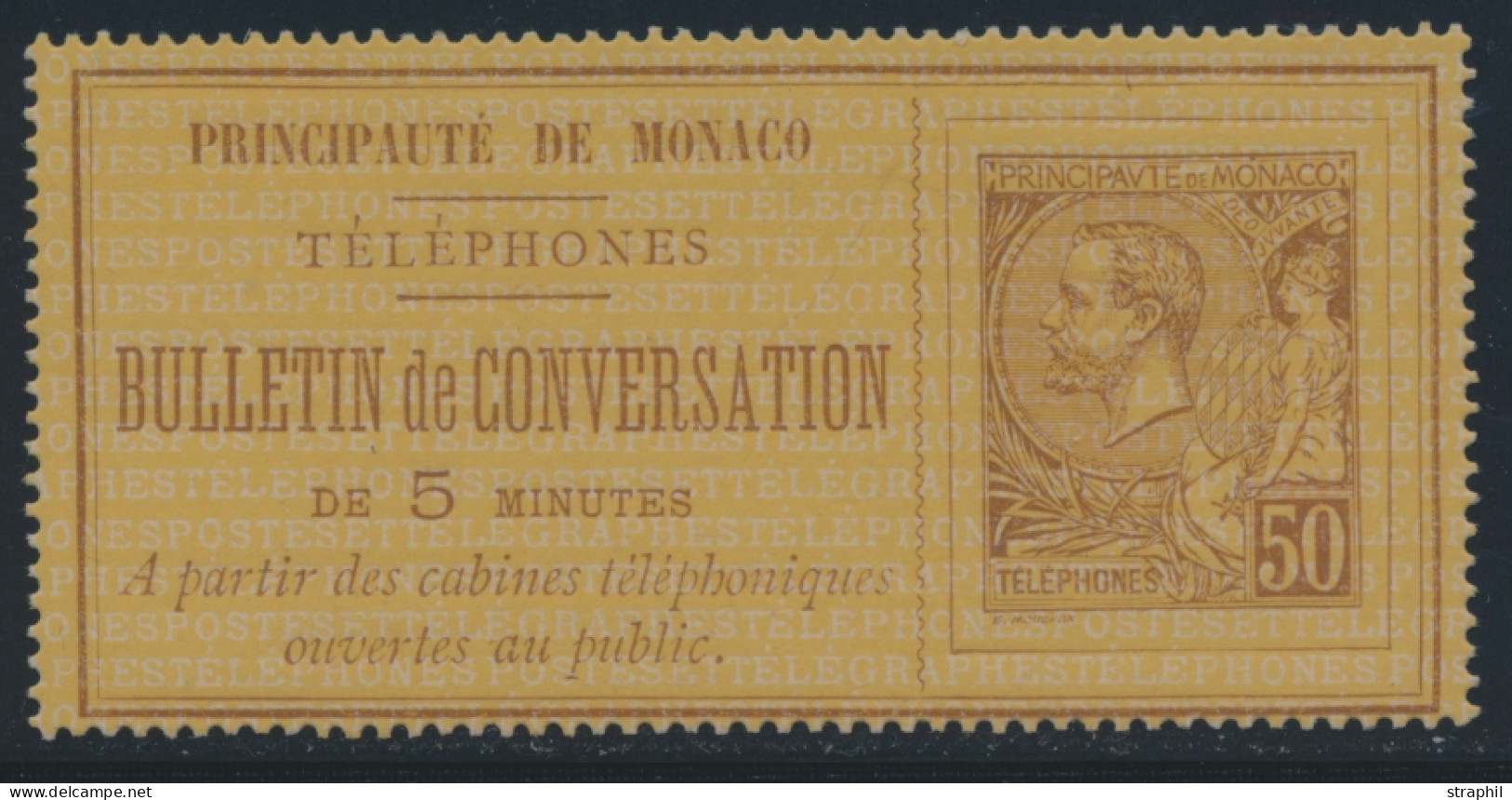 (*) MONACO - TELEPHONE - Téléphone