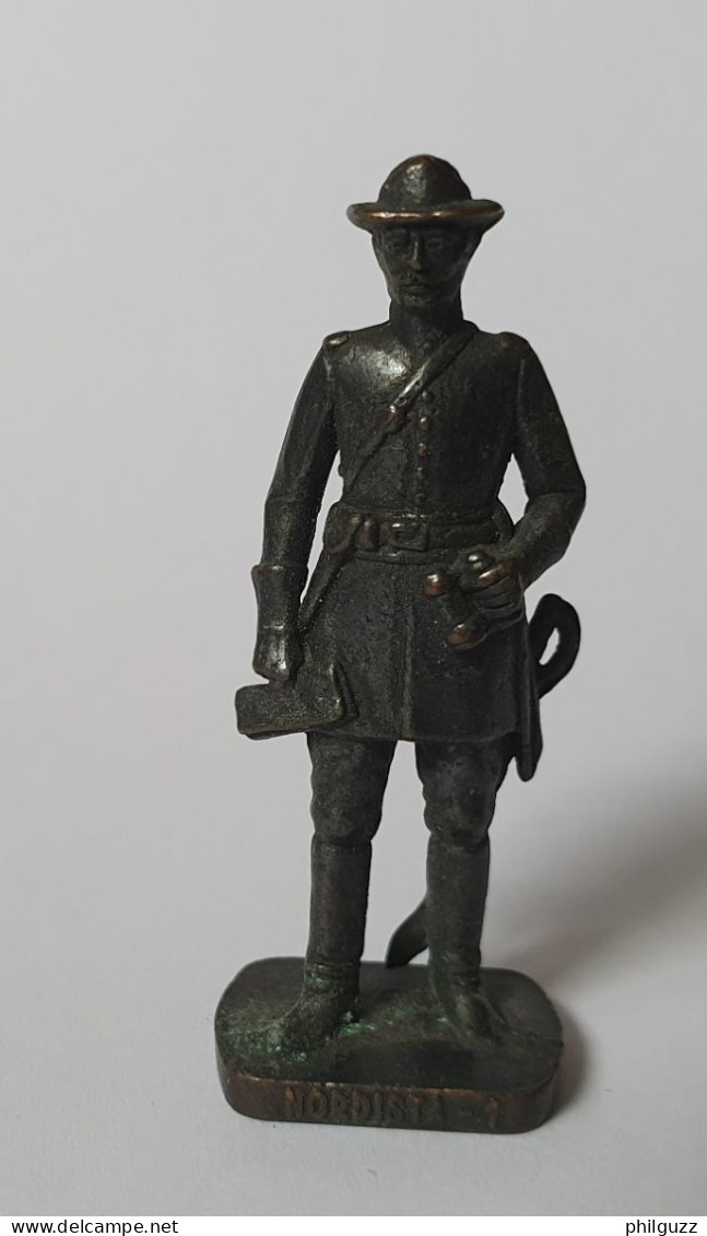 FIGURINE KINDER METAL NORDISTE 1 1861 SOLDAT CONFEDERE 80's Bruni - KRIEGER NORDSTAATEN UNIONIST (2) - Figurines En Métal