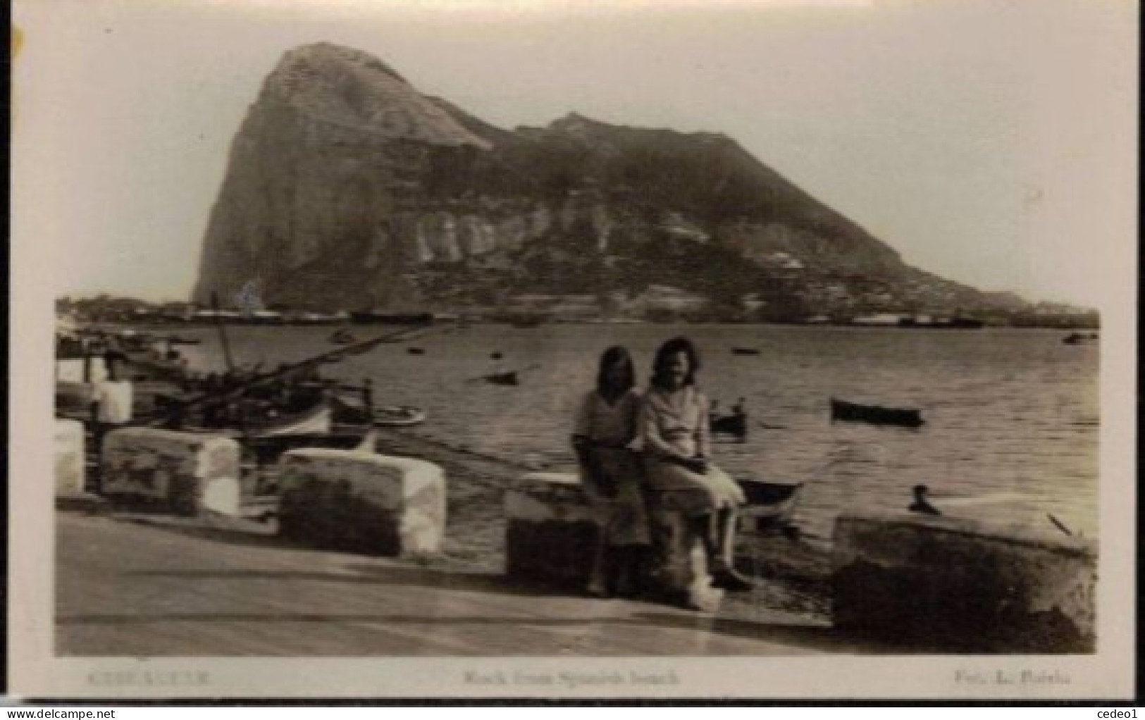 GIBRALTAR  ROCK FROM SPANISH BEACH - Gibraltar