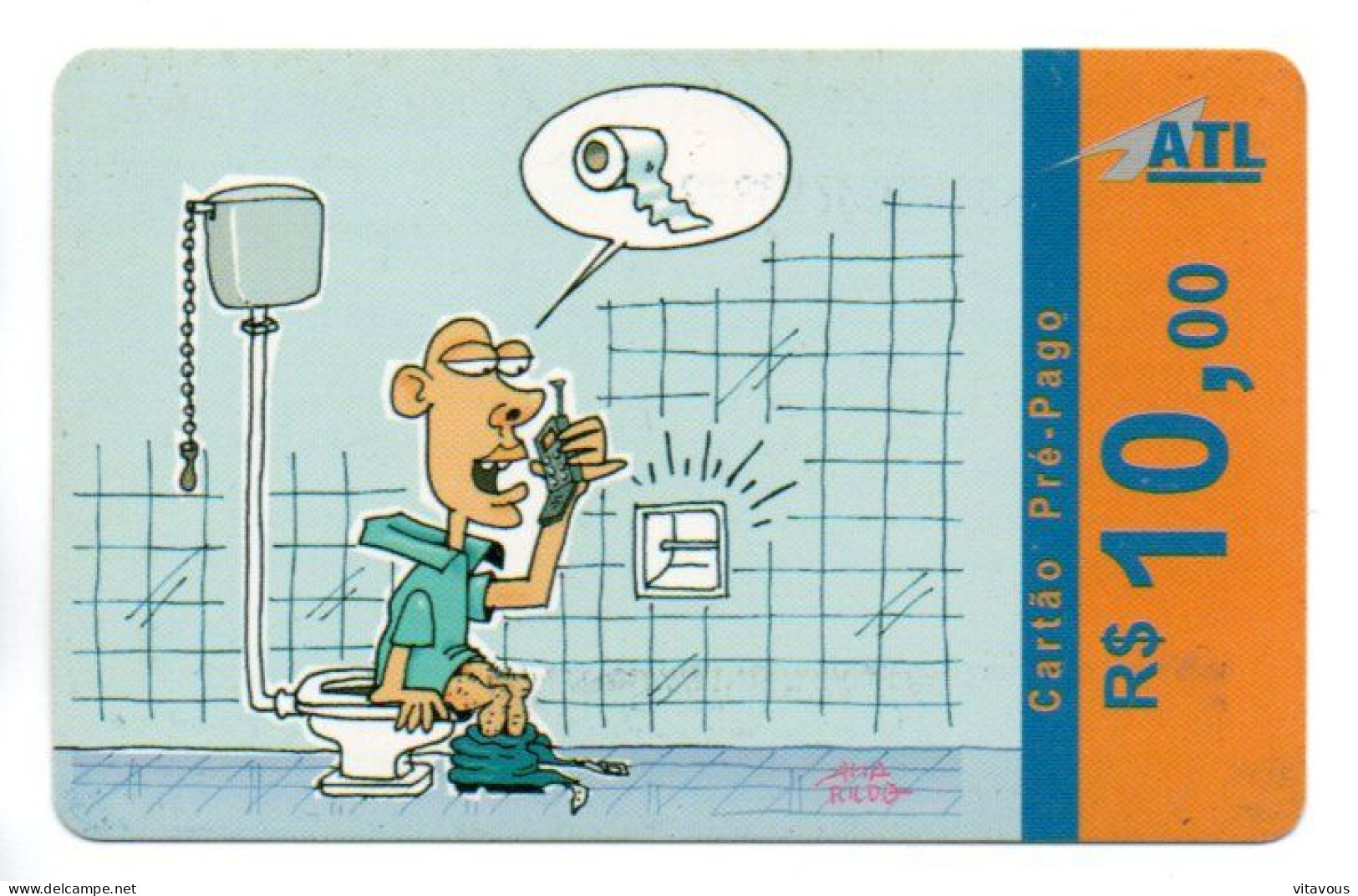 BD Humour Carte Prépayée Brésil Card (salon 499) - Brasilien