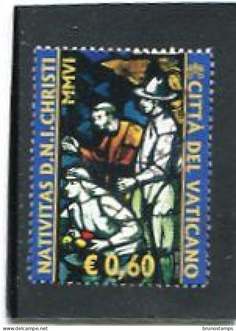 VATICAN CITY/VATICANO - 2006   60c  CHRISTMAS  FINE USED - Used Stamps
