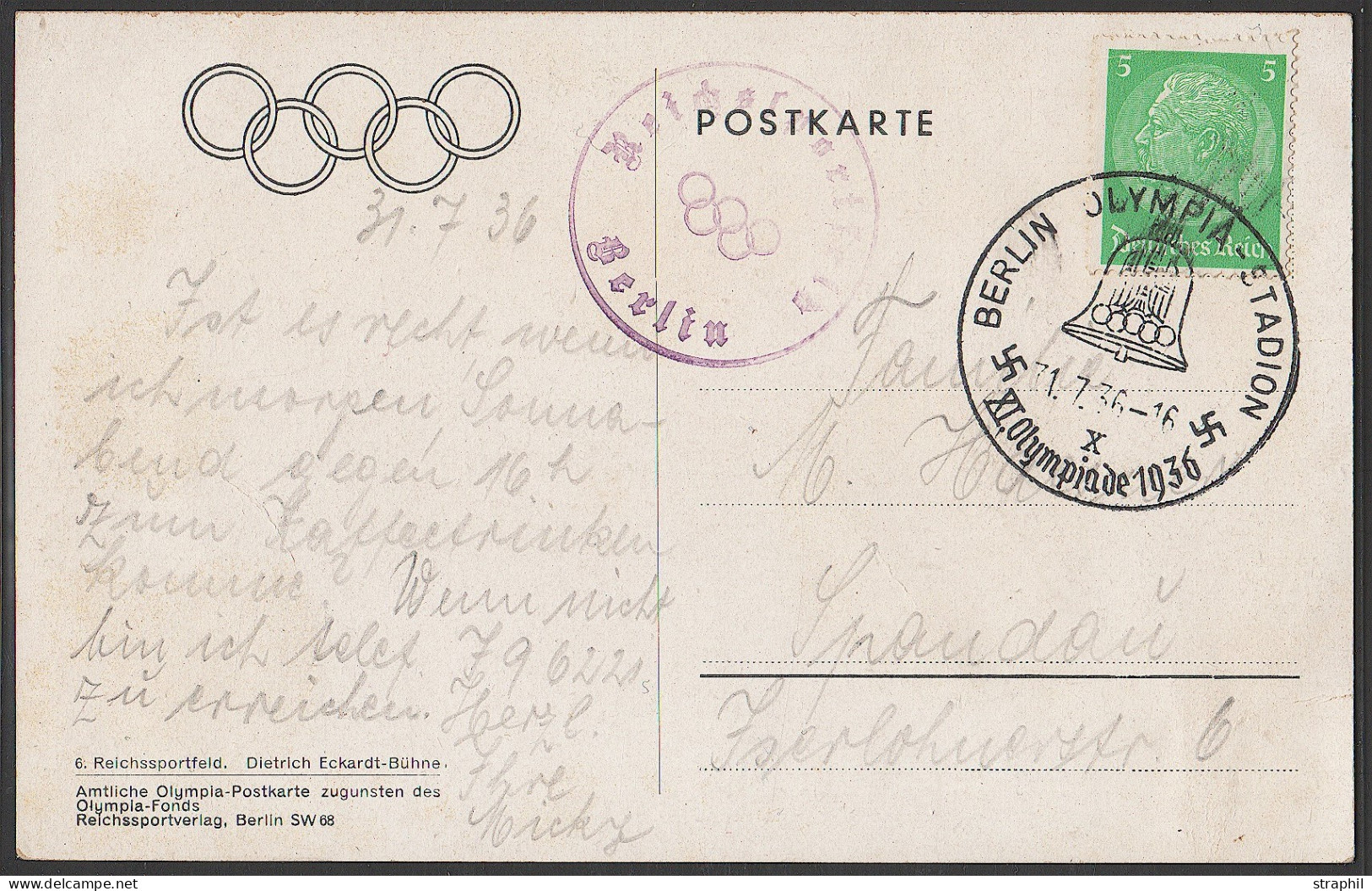 CP ALLEMAGNE - 3EME REICH - Storia Postale