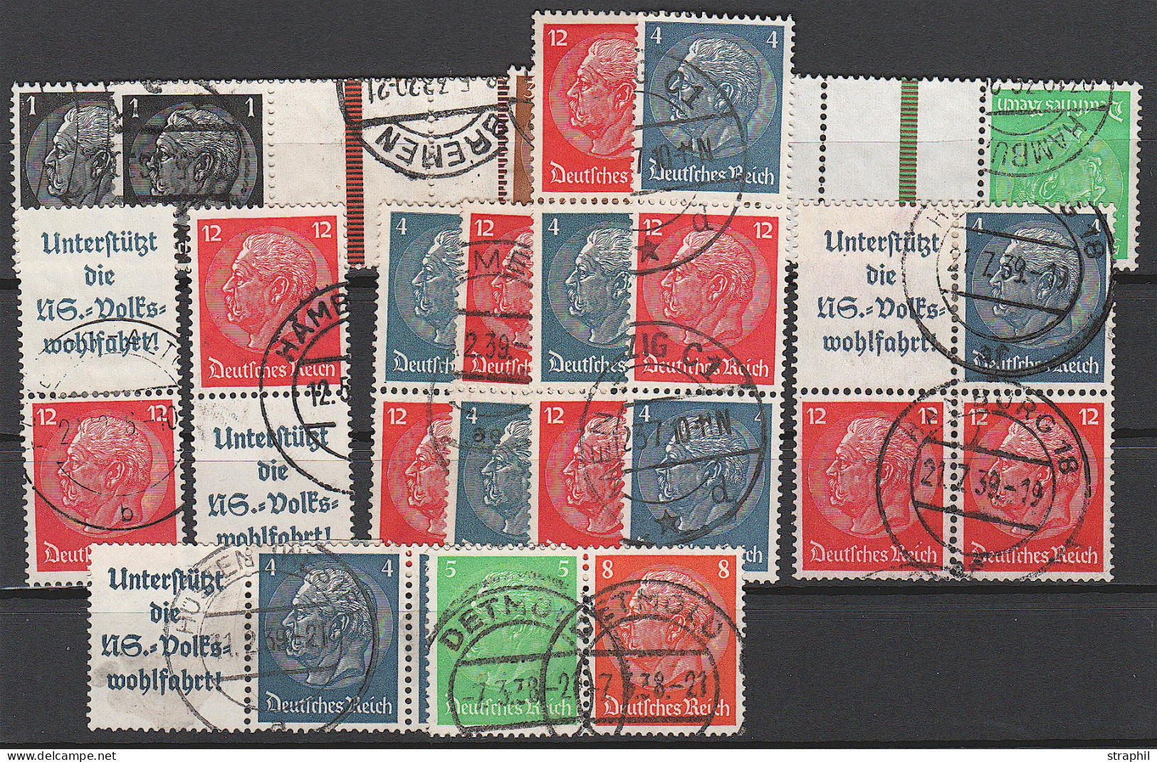 O TIMBRES SE TENANT - Zusammendrucke