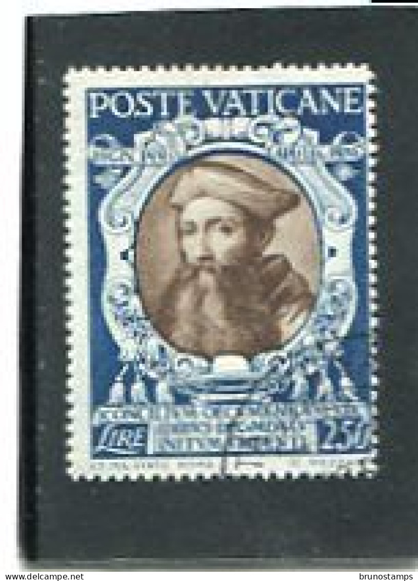 VATICAN CITY/VATICANO - 1946   2.50 Lire   TRENTO  FINE USED - Used Stamps