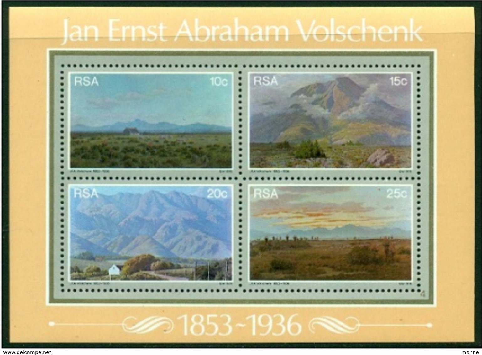 -RSA-"Paintings" MNH (**) - Unused Stamps