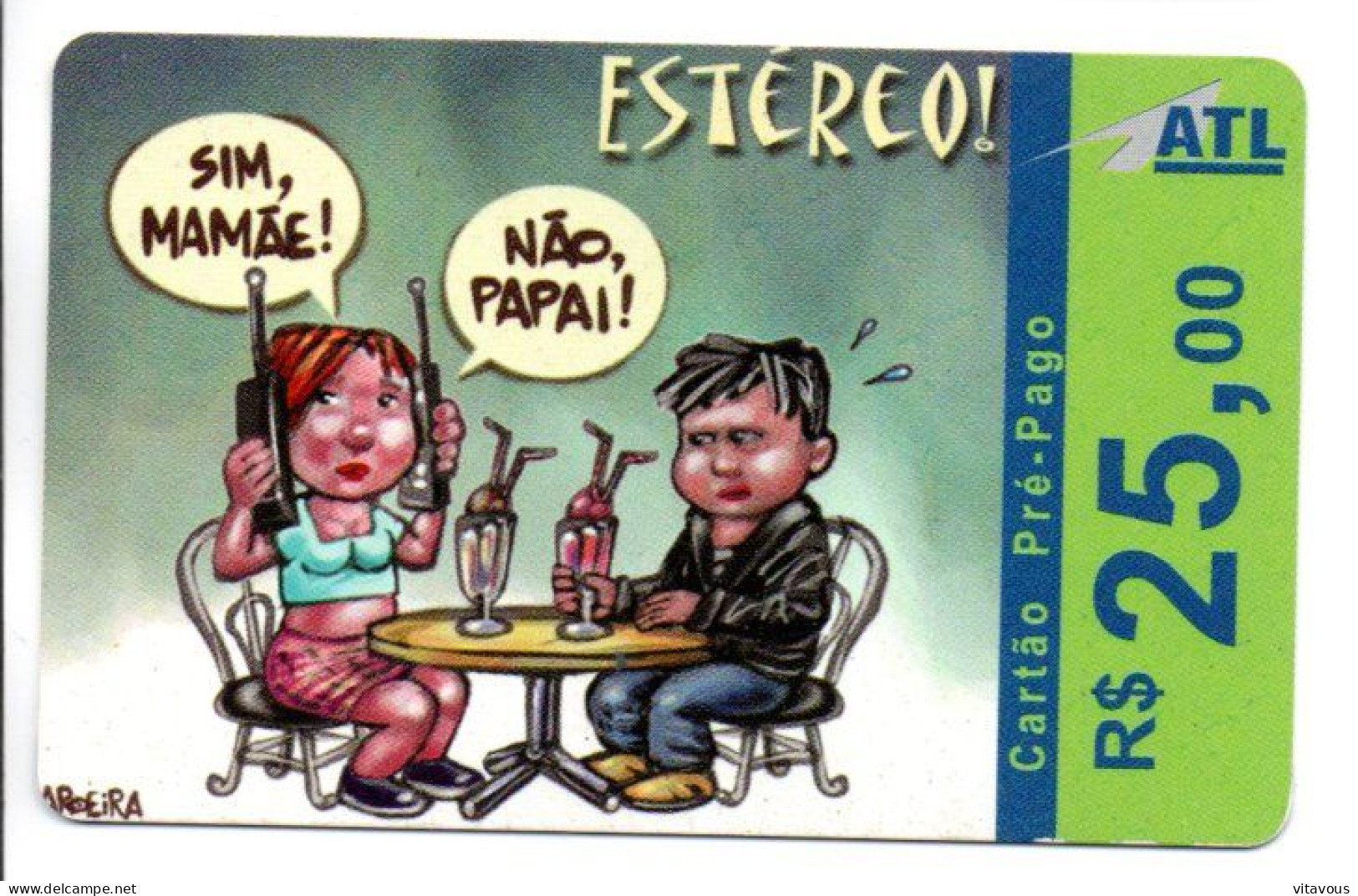 BD Humour Carte Prépayée Brésil Card (salon 501) - Brasilien