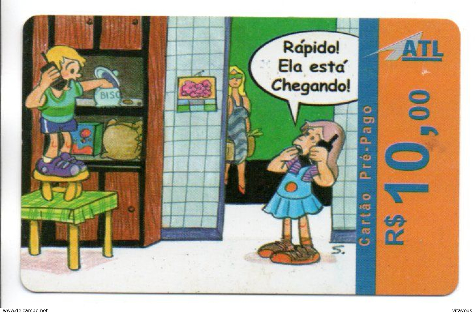 BD Humour Carte Prépayée Brésil Card (salon 502) - Brasilien