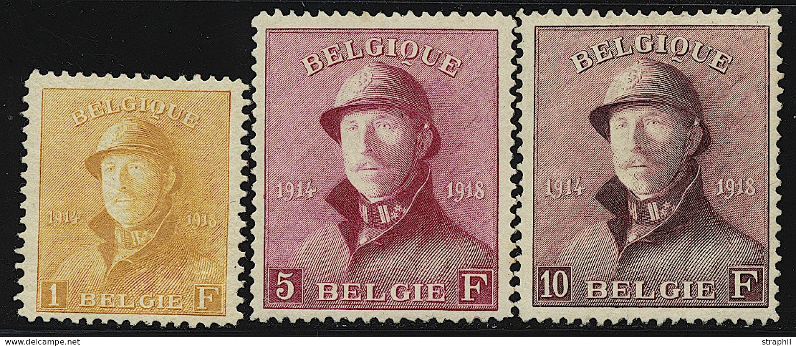 ** BELGIQUE - 1915-1920 Albert I.