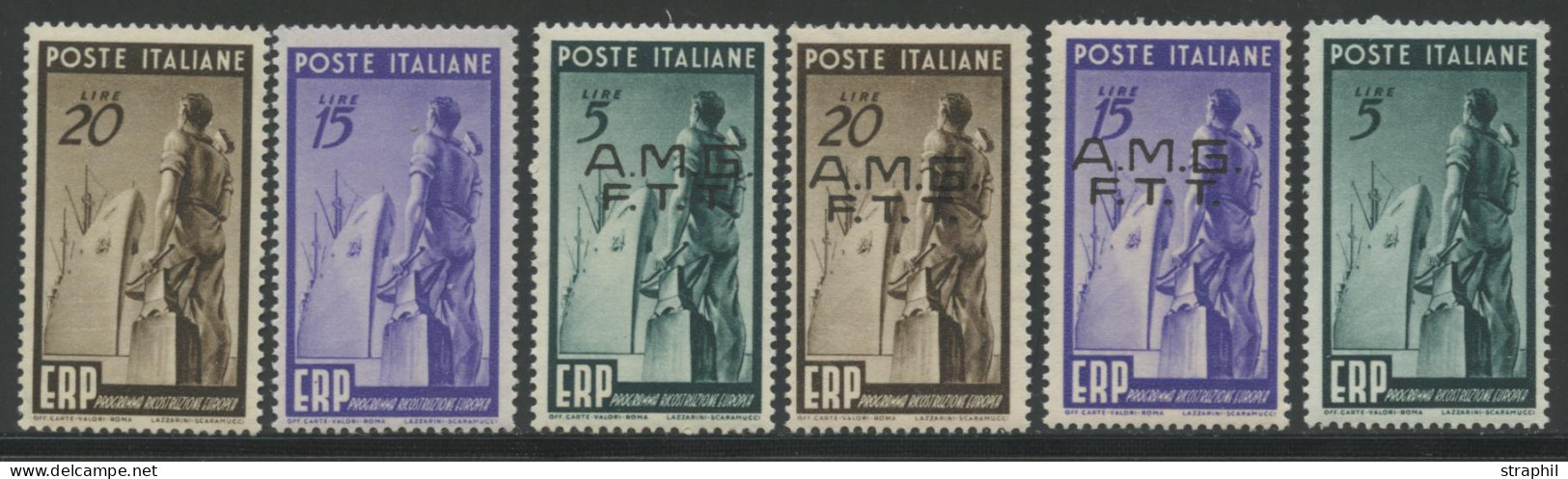 ** REPUBLIQUE D'ITALIE - 1946-60: Ungebraucht
