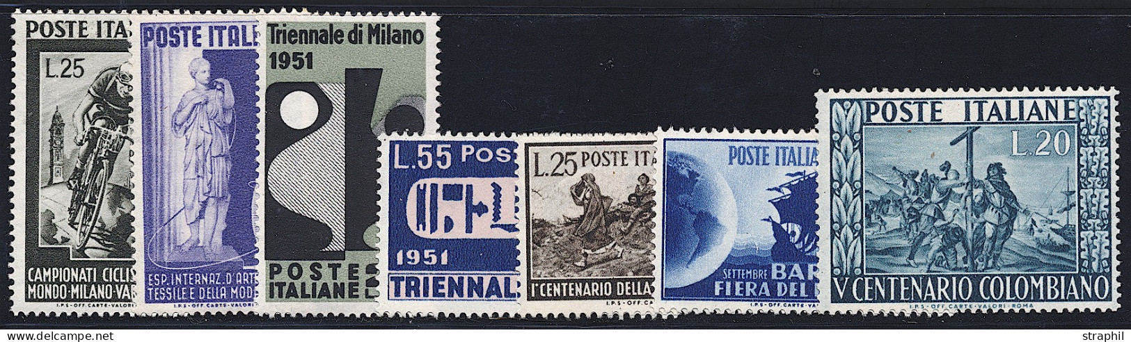 ** REPUBLIQUE D'ITALIE - 1946-60: Mint/hinged