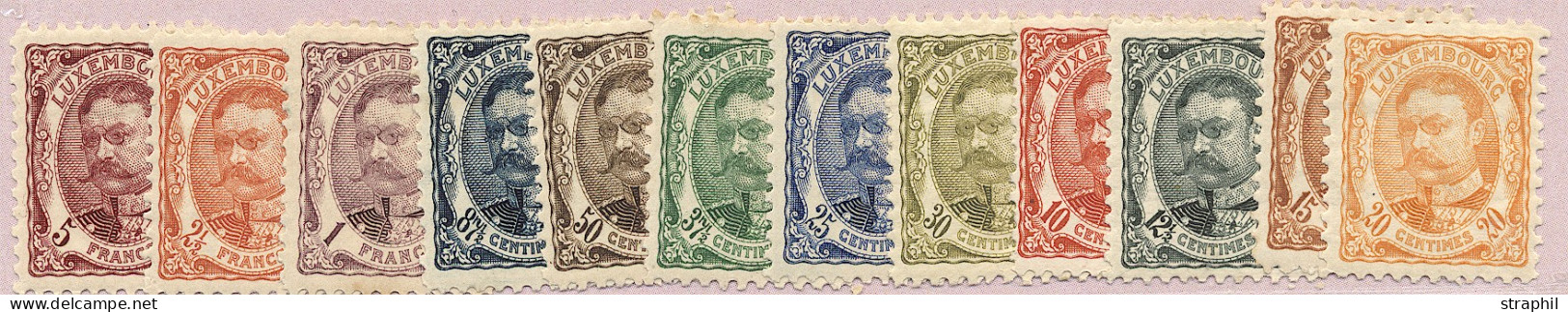 * LUXEMBOURG - 1906 Guillermo IV