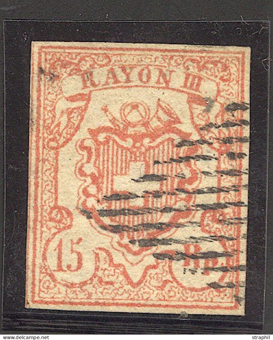 O SUISSE - 1843-1852 Federale & Kantonnale Postzegels