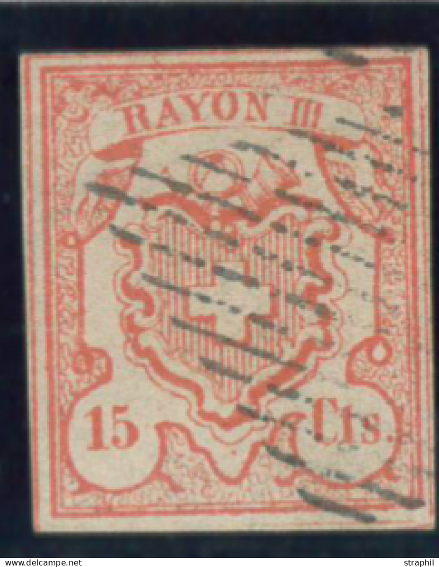 O SUISSE - 1843-1852 Kantonalmarken Und Bundesmarken