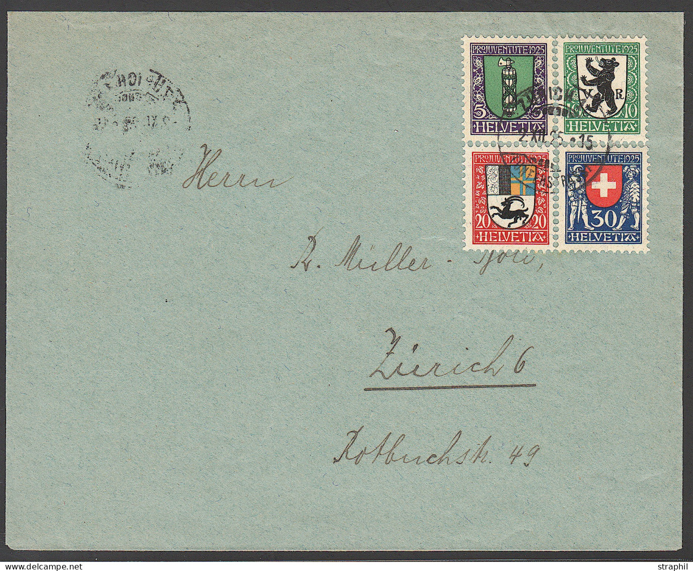 L SUISSE - PRO JUVENTUTE - Lettres & Documents