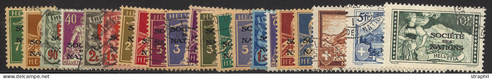 O SUISSE - TIMBRES DE SERVICE - Dienstmarken