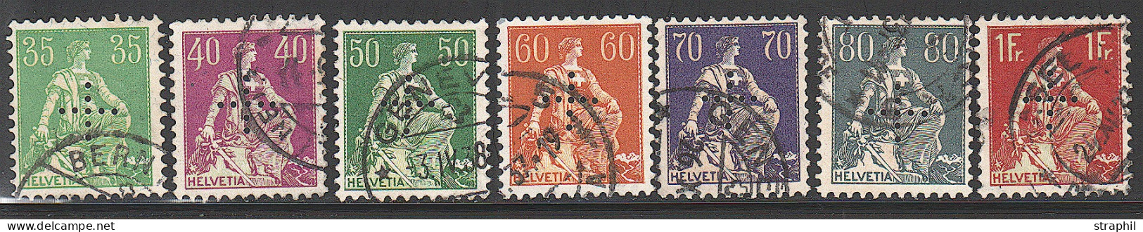 O SUISSE - TIMBRES DE SERVICE - Dienstmarken