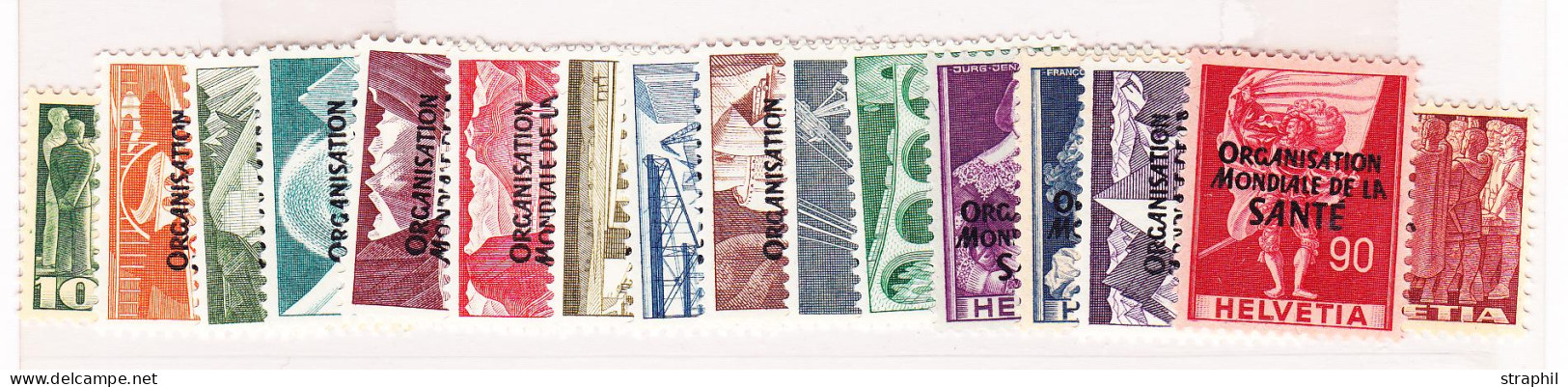 ** SUISSE - TIMBRES DE SERVICE - Dienstmarken