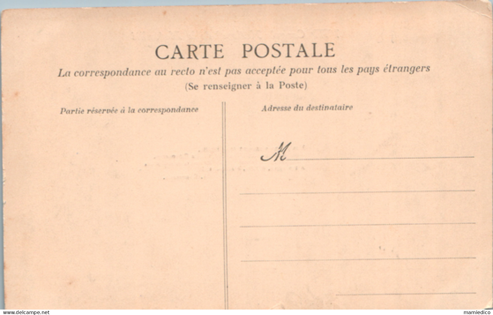 VIIIe Congrès National De La Mutualité à NANTES En 1904. Carte Signée G. Morinet. Un Léger Pli D'angle 2 Scans - Manifestazioni