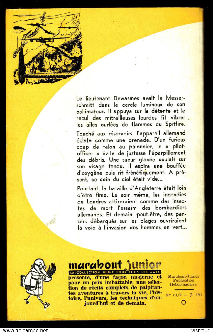 "La R.A.F. Tient Bon !" ", Par Willy BOURGEOIS - MJ N° 191 - Guerre Aérienne - 1961. - Marabout Junior