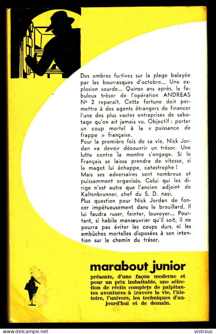 "NICK JORDAN Prend La Mouche" ", Par André FERNEZ - MJ N° 188 - Espionnage - 1961. - Marabout Junior