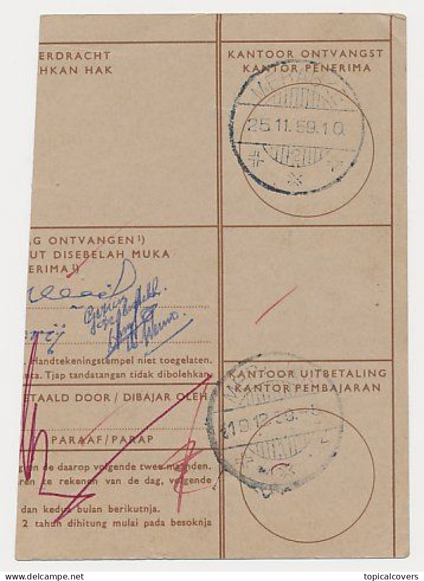 Nederlands Nieuw Guinea / NNG - Bestelhuis KIMAAN 1959 - Niederländisch-Neuguinea