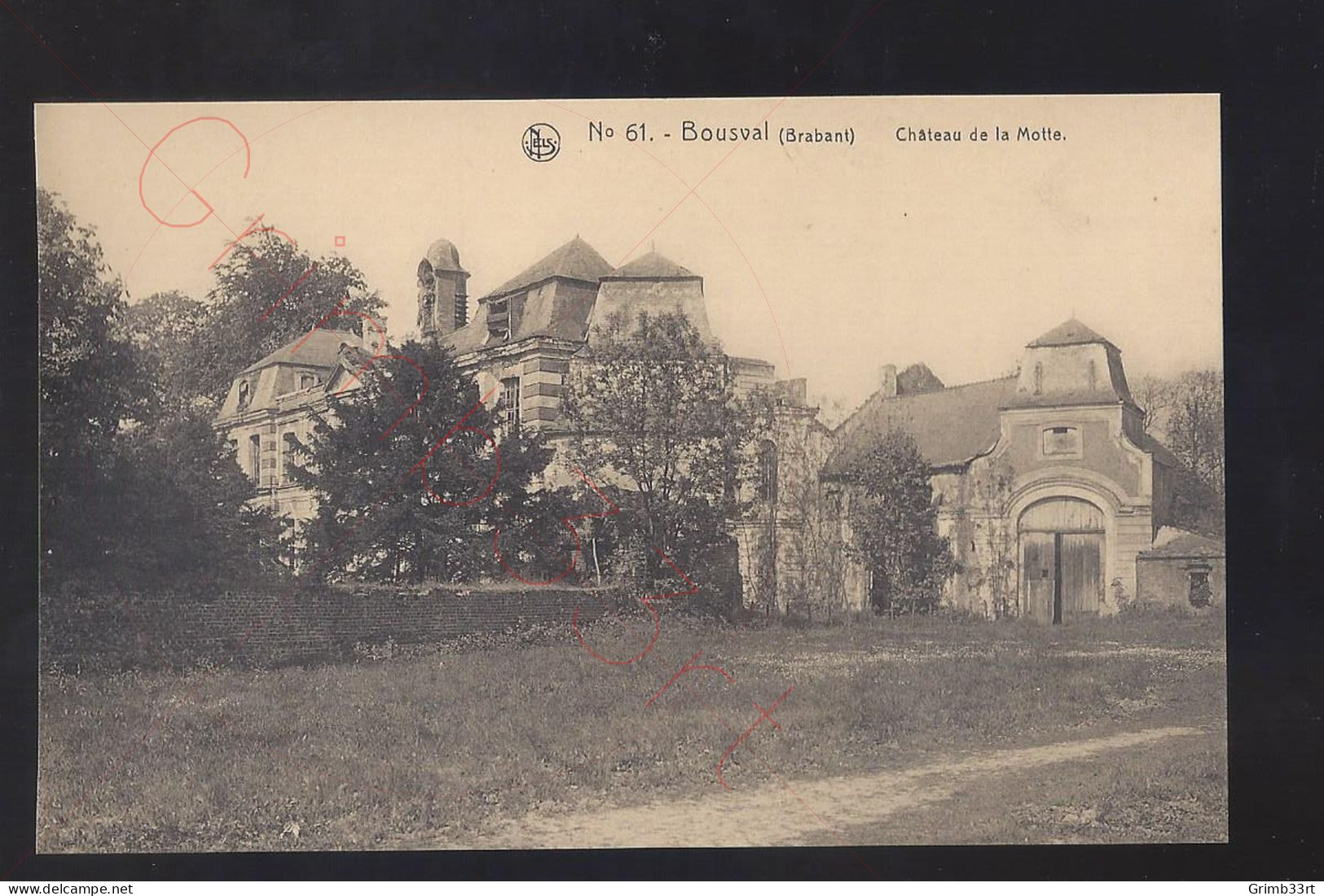 Bousval - Château De La Motte - Postkaart - Genappe