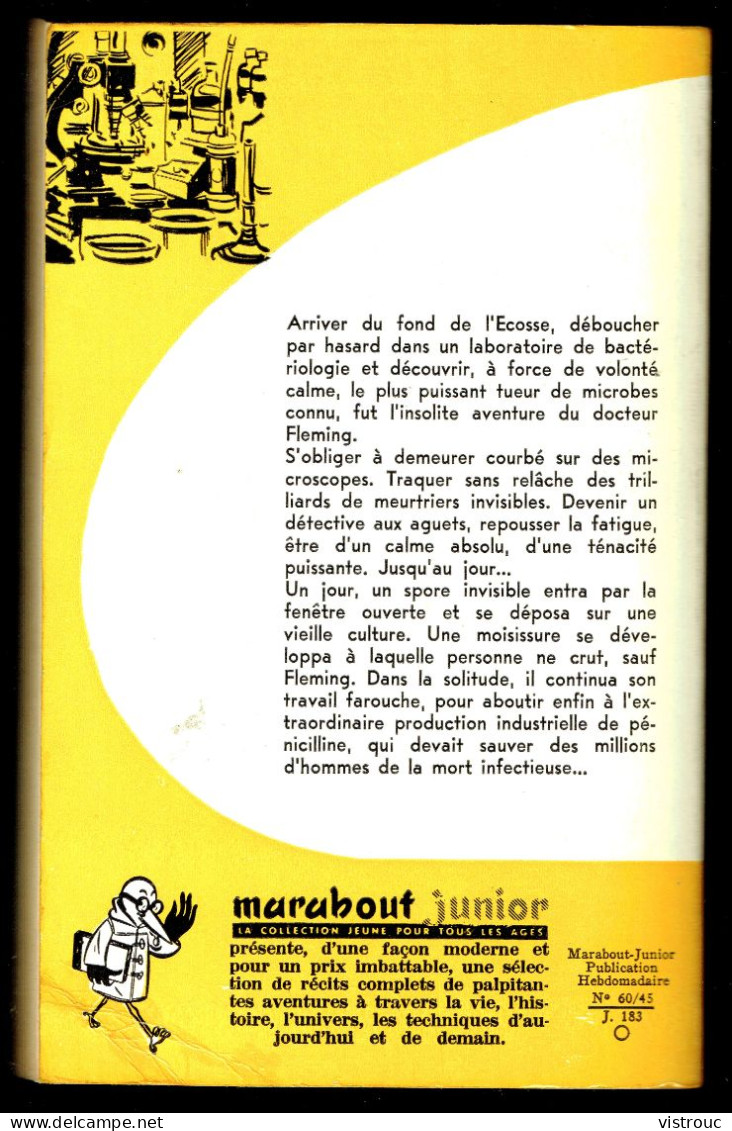 "L'extraordinaire Aventure Du Dr FLEMING", Par P. BOURTEMBOURG - MJ N° 183 - Récit - 1960. - Marabout Junior