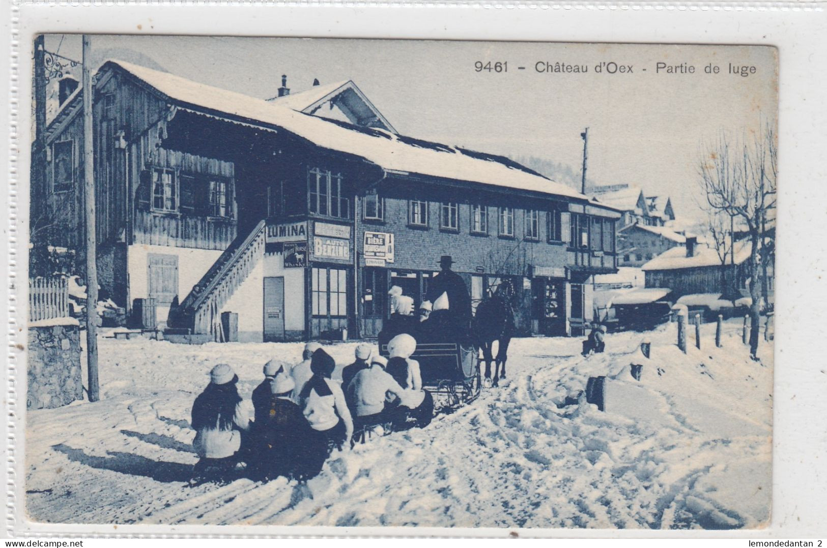 Chateau D'Oex. Partie De Luge. * - Château-d'Œx