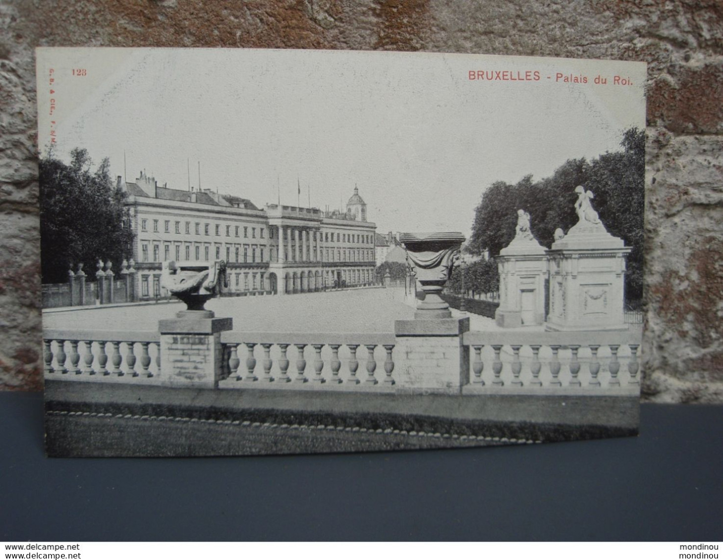 Cpa  BRUXELLES  Palais Du Roi, Carte Non écrite, Belle Carte. Précurseur - Beroemde Personen