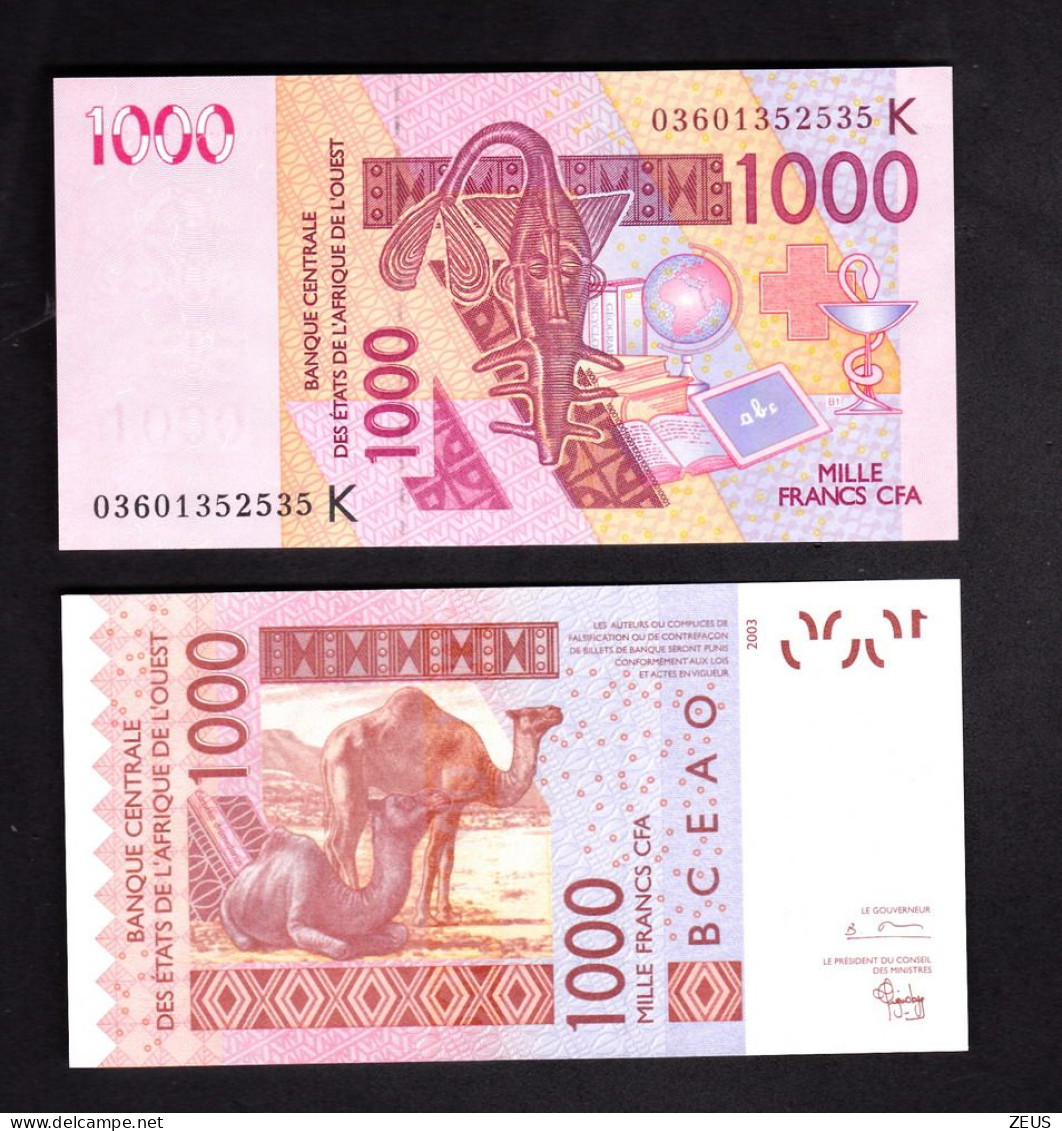 SENEGAL 1000 FRANCHI 2003 PIK 715ka - Sénégal