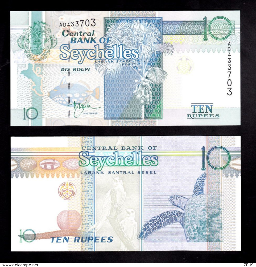 SEYCHELLES 10 RUPEES 1998 PIK 36 FDS - Seychelles
