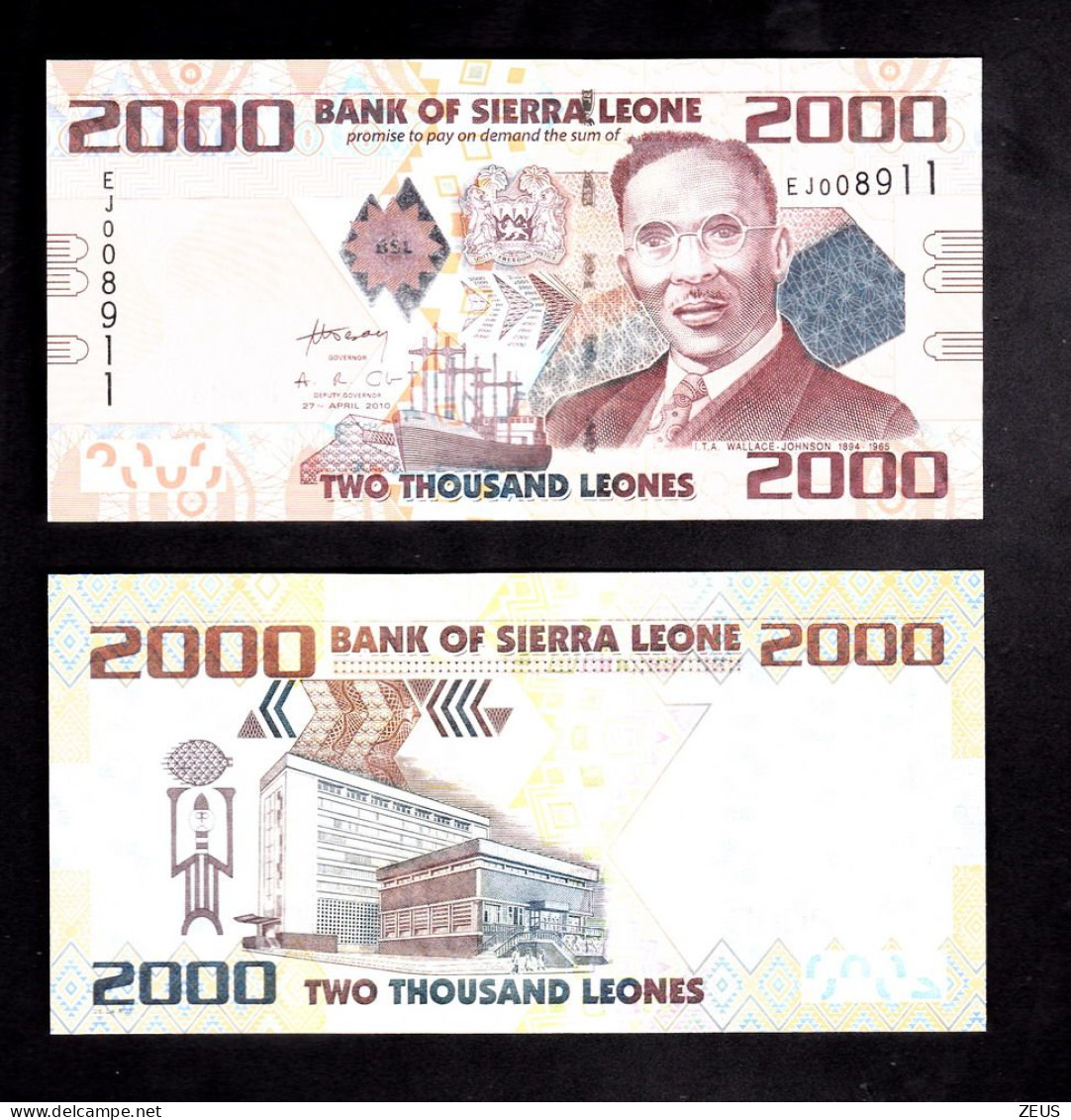 SIERRA LEONE 2000 LEONES 2010  PIK 31 FDS - Sierra Leona