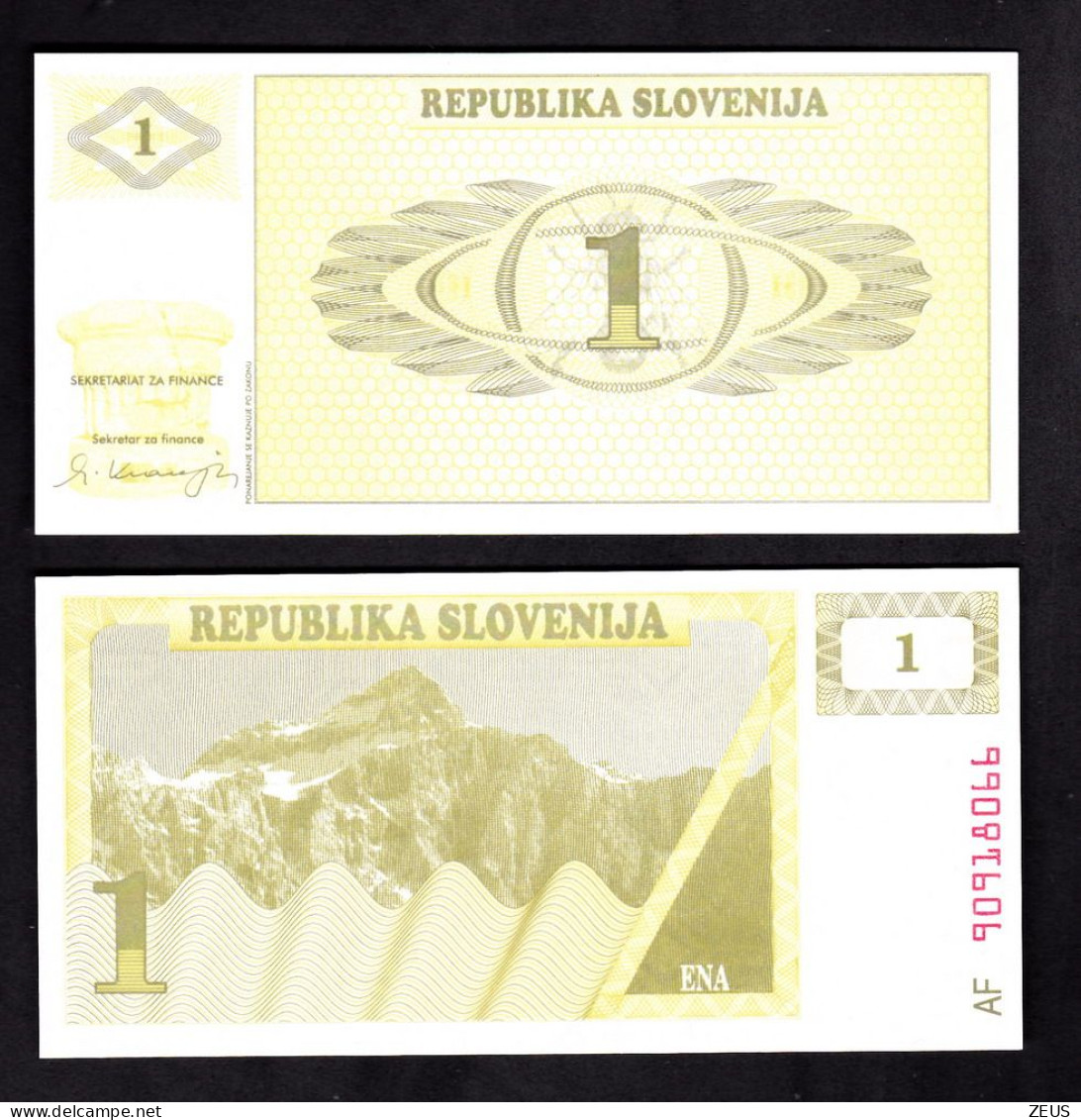 SLOVENIA 1 TOLAR 1990  PIK 1 FDS - Slovenia