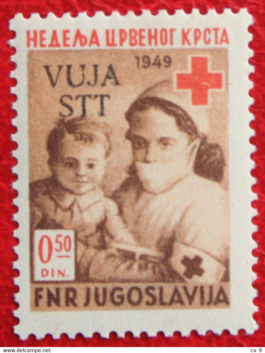 Red Cross Rotes Kreuz Croix Rouge Postage Due Port 1950 Mi Z2 Yv 2 POSTFRIS / MNH ** TRIEST Zone B TRIESTE STT VUJNA - Ungebraucht