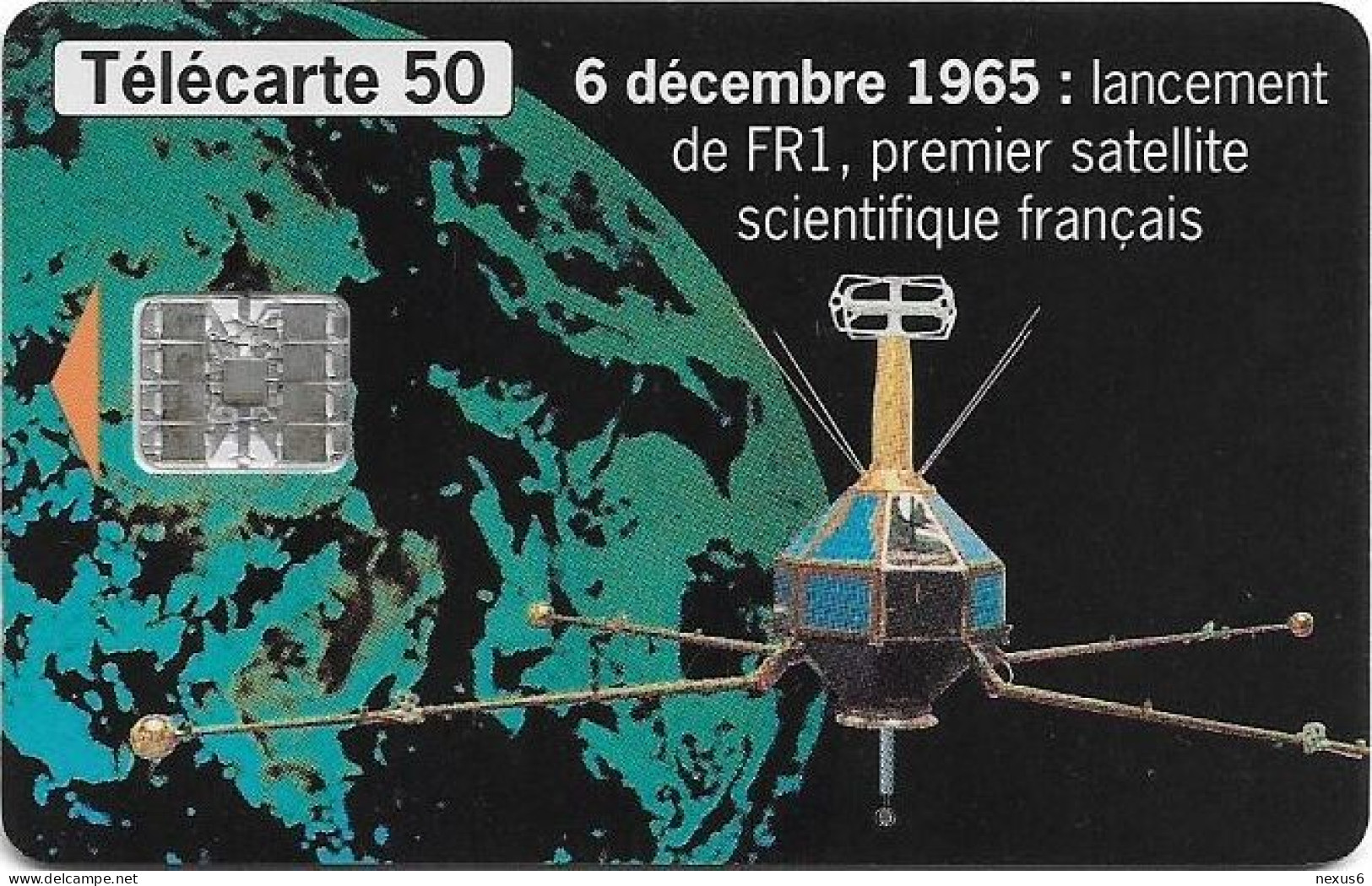 France - 0629 - Pleumeur Satellite, SC7, 02.1996, 50Units, 100.000ex, Used - 1996