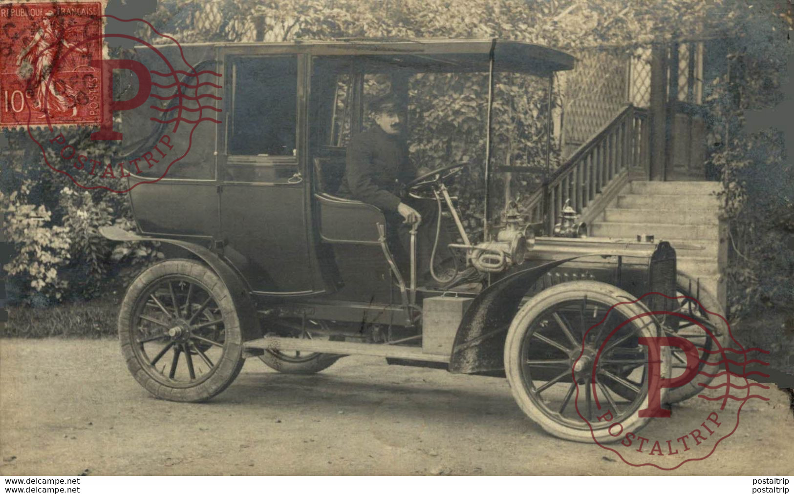 BRASIER AUTOMOBILE   CARTE PHOTO REAL PHOTO POSTCARD   The Bryan Goodman Collection - Taxis & Cabs