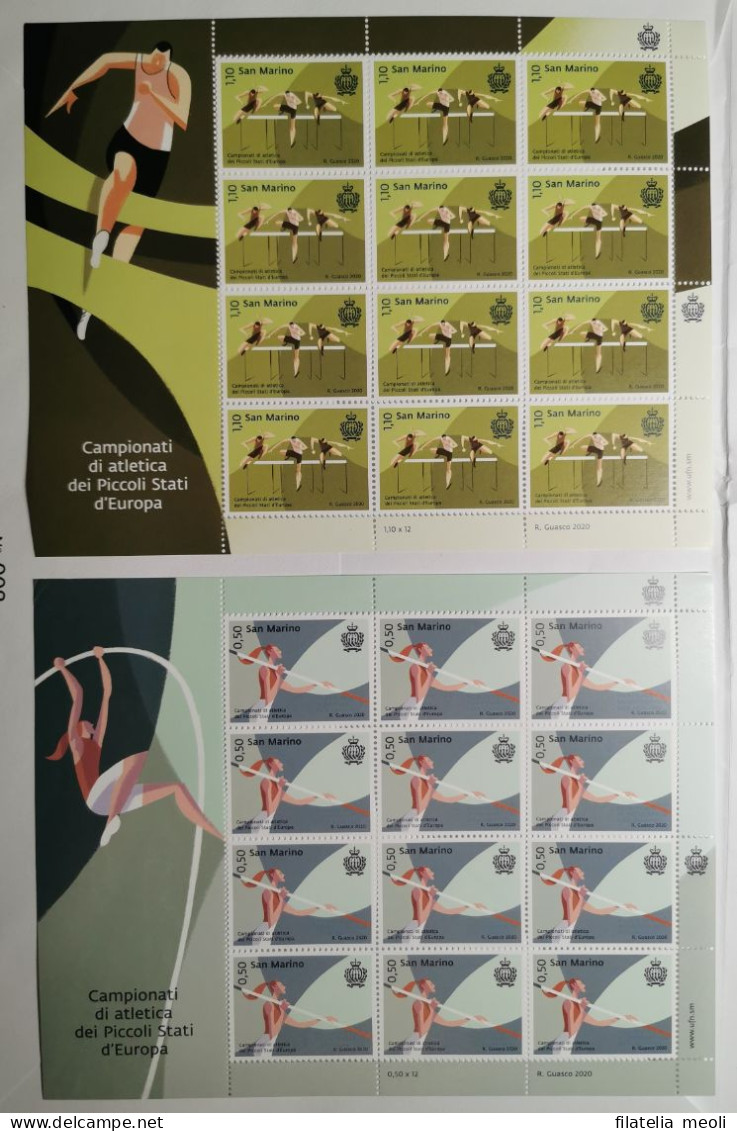 SAN MARINO 2020 ATLETICA - Unused Stamps