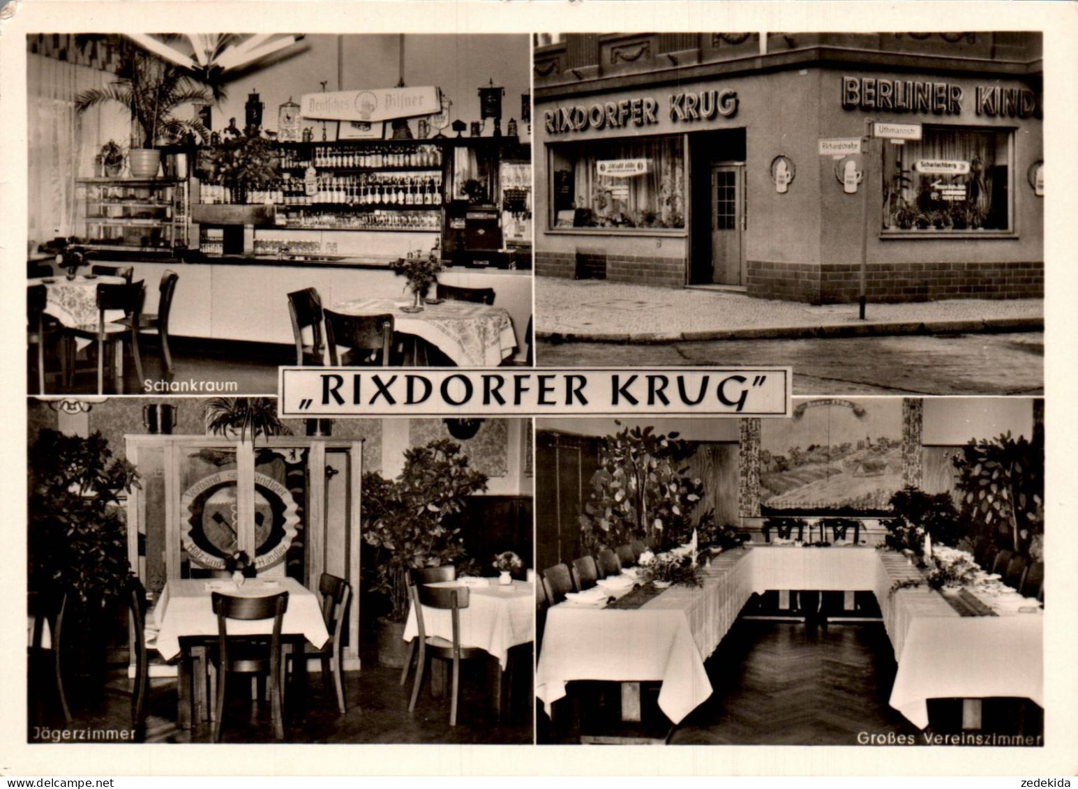 G6879 - Neukölln - Rixdorfer Krug Innenansicht - Neukoelln