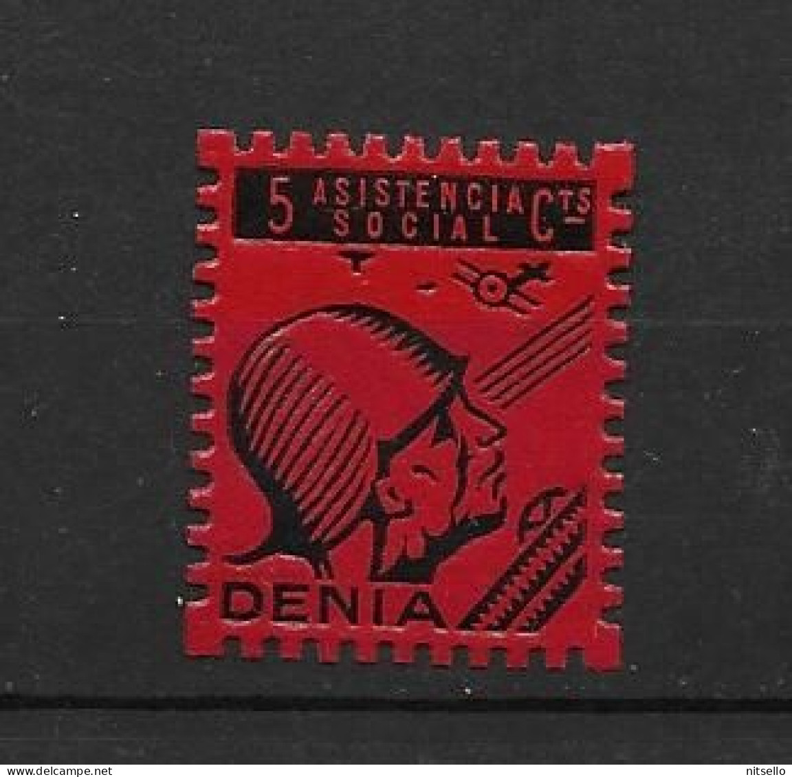 LOTE 2112 E   ///  (C045) DENIA 1937:  FESOFI Nº 5 **MNH    ¡¡¡ LIQUIDATION - JE LIQUIDE - LIQUIDACION !!! - Emissioni Repubblicane