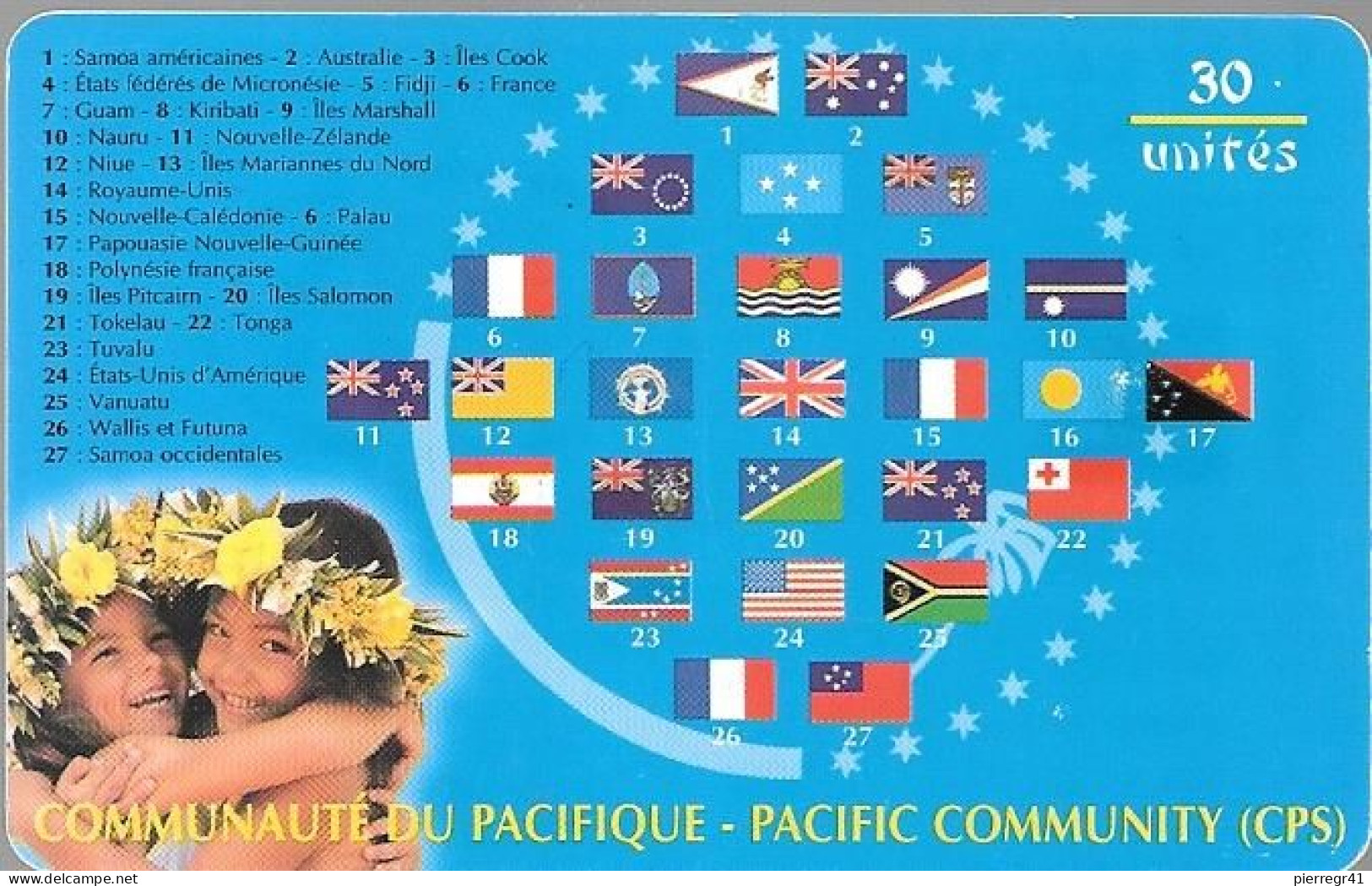 CARTE-PUCE-POLYNESIE-30U-PF73b-GEMB-06/98-TBE-COMMUNAUTE Du PACIFIQUE-Utilisé-TBE - Polynésie Française