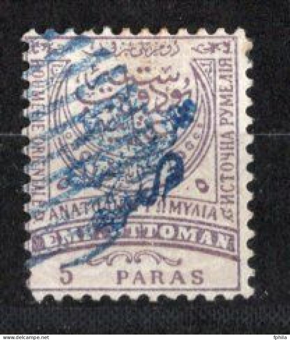 1885 EASTERN ROMELIA 5 Pa. OVERPRINT MICHEL: 14B USED - Eastern Romelia