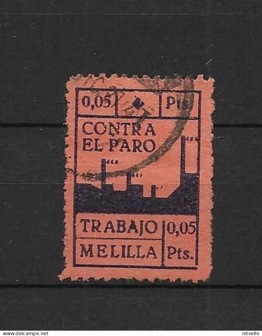 LOTE 2112 E   ///  (C045)  MELILLA CRUZADA CONTRA EL PARO       ¡¡¡ LIQUIDATION - JE LIQUIDE !!! - Emisiones Nacionalistas